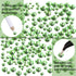 LPBeads 6400 Pieces Hotfix Rhinestones Peridot Flat Back 5 Mixed Sizes Crystal Round Glass Gems with Tweezers and Picking Rhinestones Pen...