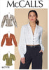 McCall's Patterns McCall's Women's V-Neck Blouse, Sizes 6-14 Sewing Pattern, various, White...