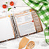 Full Size for 8.5x11'' Pack of 50 Recipe Sheet Protectors for Recipe Binder, Top-Loading Plastic Sleeves, Clear Sheet Protectors for 3 Ring Binder...