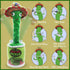 Dancing Pickle, Dancing, Sings, Repeats Mimicking Cactus Talking Pickle Toys for Toddler Toys Plush Interactive Toy 60 Children's English Songs Mu...