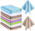9 Pieces Fish Scale Cloth Microfiber Cleaning Cloth Nanoscale Cloth Glass Cleaning Wave Pattern Fish Scale Cloth Rag for Washing Windows, Mirrors ...
