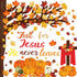 124 Pcs Fall Tree Classroom Bulletin Decor Fall for Jesus He Never Leaves Bulletin Board Set Autumn Maple Leaves Pumpkin Harvest Cutout for Thanks...