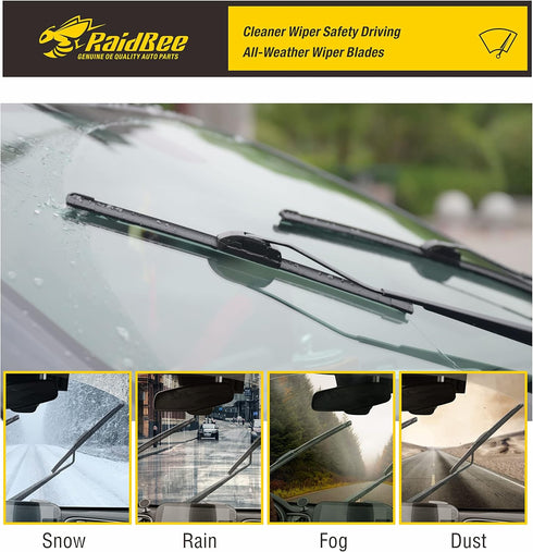 Oem Windshield Wipers Blades Replacement for Palisade,Discovery Sport,LEXUS GX460,Highlander Front & Rear Wipers for My Car,Automotive Replacement...