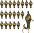 20 Pcs Zinc Alloy Pushpin Hook Hanger Reusable Hanging Hooks (Bronze)...