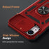 Goton for iPhone 14 & iPhone 13 Case with Screen Protector - Slide Camera Cover Phone Case with Ring Stand, Heavy Duty Military Grade Shockproof R...