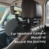 Car Headrest Camera Mount for GoPro/Insta 360 / DJI OSMO/AKASO/Video/DSLR Camera, 1.57 inch Diameter Base 10 inch Length Magic Arm, Aluminum Alloy...