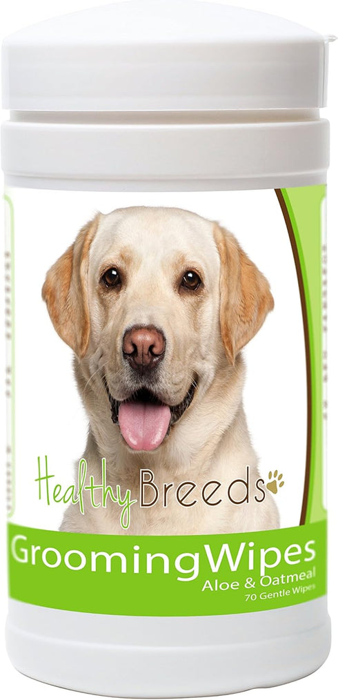 Healthy Breeds Labrador Retriever Grooming Wipes 70 Count...