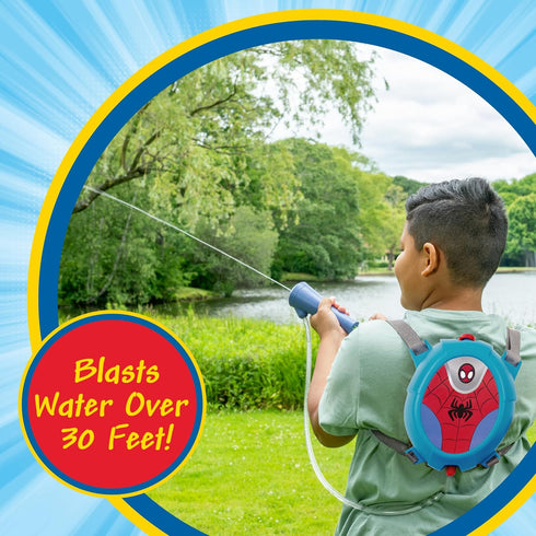 Spiderman Water Backpack Water Toy, Outdoor Water Blaster for Kids...