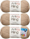 Premier Yarns Everyday Soft Worsted Anti-Pilling Yarn - 3.5 Oz - #4 Medium Weight - 3 Pack Bundle with Bella's Crafts Stitch Markers (Cappucino).....