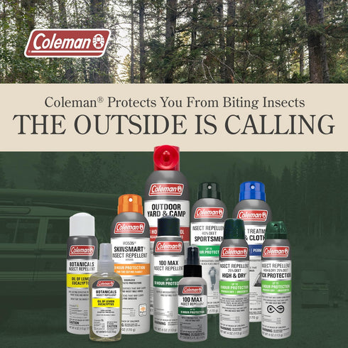 Coleman Tick Repellent Spray - 25% DEET Insect Repellent Spray offers strong protection against ticks and mosquitoes, ideal for camping, hiking an...