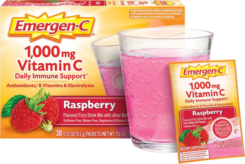 Emergen-C 1000mg Vitamin C Powder, With Antioxidants, B Vitamins And Electrolytes, Immunity Supplements For Immune Support, Caffeine Free Fizzy Dr...