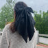 Hair Bows for Women 2 Pcs Big Hair Bows Hair Ribbons Oversized Long Tail, Hair Bow Large Hair Ribbon Barrettes Metal Clips Bowknot Hair Accessorie...