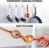 Zulay Kitchen Handheld Lemon Squeezer - Heavy Duty Citrus Juicer & Lemon Juicer Hand Press With Curved Handle - Manual Lemon Lime Squeezer & Metal...