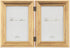 Lawrence Frames 4x6 Hinged Double Sutter Burnished Gold Picture Frame...