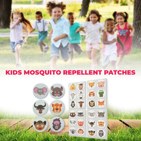 RiptGear Mosquito Patches Plus Size for Kids (72 Pack) - Mosquito Stickers for Kids and Adults, Natural Mosquito, Citronella Patch Sticks to Any S...