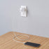 Amazon Basics 12W One Port USB-A Wall Charger (2.4A) for Phones (iPhone 15/14/13/12/11/X, Samsung, and more), Pack of 2, White...