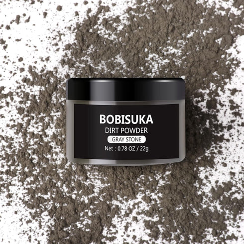 BOBISUKA Makeup Special Effects Dirt Powder for Halloween Makeup Theme Party Wedding Movies Stage Performances Cosplay(0.78 oz)(Gray Stone)...