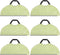 AV2610WA RV2610WA Vacuum Mop Replacement Pads Compatible with Shark RV2610WA AV2610WA RV2620WD RV2410WD AI Ultra 2- in-1 Robot Vacuum, Washable Re...