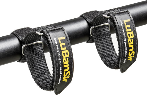 LuBanSir 4 Pack Shovel Holder for Roof Rack, 12" Adjustable Hook and Loop Straps for Mounting Tools and Equipment 0.86” to 2” in Diameter...