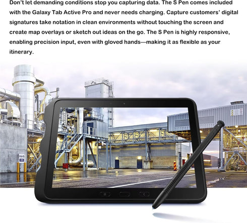 Galaxy Tab Active Pro Pen Replacement for Samsung Galaxy Tab Active Pro Stylus Pen Galaxy Active Pro S Pen,Bullet Capacitive Stylus(Black)...