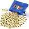 Strictly Briks AlphaBriks, 200 Pieces, 2x2 Alphabet Letter Bricks with Drawstring Bag, Easy to Remove, Fun and Educational Tool, 100% Compatible w...