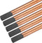 PATIKIL Copper Coated Gouging Carbon Electrode Rods, 10mm/0.4 Inch Dia, 355mm/14-inch Length for Welding, Pack of 5...