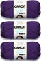 Caron Simply Soft Party Yarn (3-Pack) Purple Sparkle H97PAR-6......