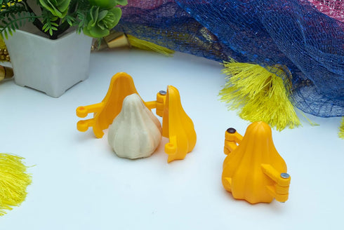 Ganpati Modak Mould/Modak Maker/Modak Sancha of Plastic Choclate Cake Mould Set of 2...