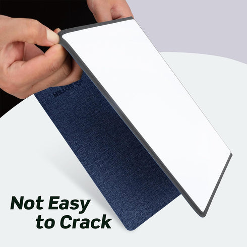 SOTER Small Dry Erase White Board, Mini Desktop Whiteboard, Double Sided, Portable, Foldable, Dry Erase Notebook, Ideal for Homeschooling Office a...