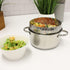 BergHOFF Steamer Basket 7" to 11" Stainless Steel 18/8 Foldable & Expandable Fit Most Pots and Pans Mirror Finish Dishwasher Safe...