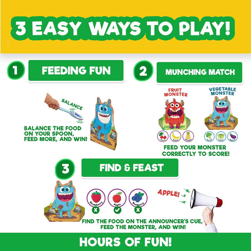 Doctor Jupiter Feed The Monster Game | Toys for Ages 2-4 | Birthday Gift for 2 Year Old Boys and Girls | Toddler Toys for 2-3-4 Year Old | Learnin...