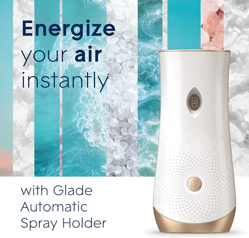 Glade Automatic Spray Refill, Air Freshener for Home and Bathroom, Sky & Sea Salt, 6.2 Oz...