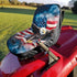 American Flag Eagle Riding Lawn Mower Seat Cover Durable Tractor Seat Cushion,Universal Lawn Tractor Cover Medium Size,Easy to Install...