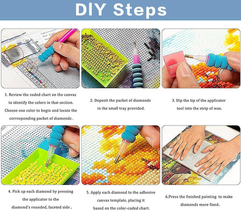 generic Landscape Diamond Painting Kits for Adults, 5D DIY Diamond Art Kits Scenery, Aurora Diamonds Dots, Northern Lights Paint Gem Art Kit for H...
