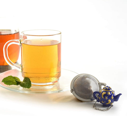 Norpro Stainless Steel 2-Inch Mesh Tea Infuser Ball with Teapot Weight...