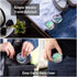 Hennaja Round Pill Box,Pill Cases,Decorative Pocket Purse Portable Travel Pill Case & Medicine Organizer(2 Pack,2-Crystal Splash Ink)...