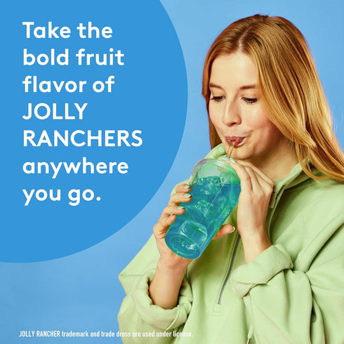 Jolly Rancher Rancher Singles To Go Water Drink Mix, Blue Raspberry, 12 Boxes With 6 Packets Each, 72 Total Servings...
