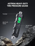 AstroAI Digital Tire Pressure Gauge, 230 PSI 4 Settings Heavy Duty for Car Bicycle with Larger Backlit LCD Flashlight and Non-Slip, Black...