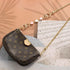 2Pcs Purse Chain Strap Extende, DIY Flat Chain Strap Handle Bag Accessories Replacement Womens Accessory Bag Chain Straps Heart Shape...