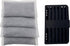 Xcivi Replacement Activated Charcoal Odor Removing Air Filters DustBins Deodorizer, Compatible with Trash Cans 8 Gallon and Larger (4Filters +1Com...