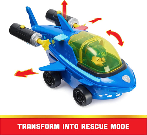 Paw Patrol Aqua Pups, Chase Transforming Shark Vehicle with Collectible Action Figure, Kids Toys for Ages 3 and up...
