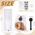 YunKo Cookie Bags for Gift Giving Clear Cellophane Treat Bags for Favors Mini Loaf, Bundt Cake, Hot Cocoa Bomb Packaging With Stickers(100PACK, Bl...