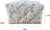 Cotton Quilted Makeup Bag Coquette Accessories Make up Bag Organizer Cute Floral Cosmetic Pouch Travel Makeup Bag for Women (Blue floral)...