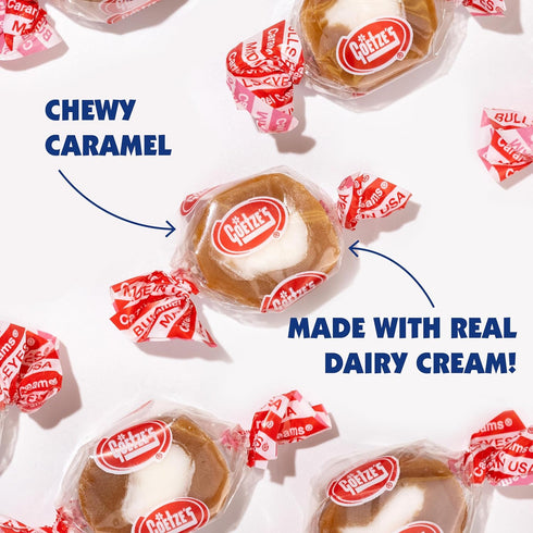 Goetze's Candy Vanilla Caramel Creams - 4 Ounce Bag - Fresh from the Factory...