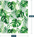 Neatee Living Tropical Leaf Throw Blanket Small Green Plant Blanket Baby Toddler Swaddle Crib Stroller Soft Fleece Blankets Spring Summer Decorati...