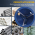 Deburring External Chamfer Tool, YG8 Carbide Blade, Deburring Drill Bit, Remove Burr Tools with Quick Release Shank, Repair Tools for Damaged Bolt...