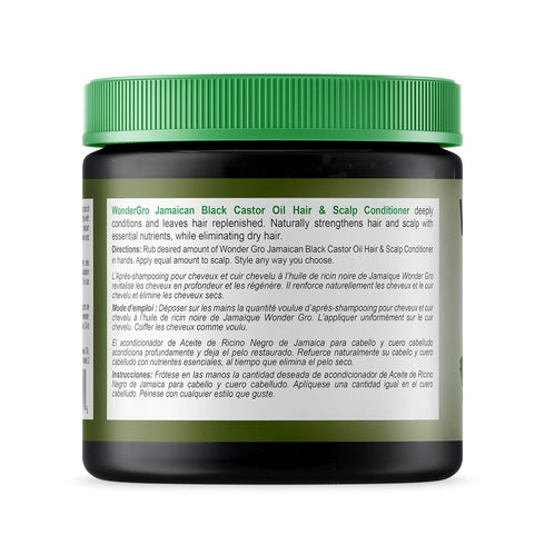 Jamaican Black Castor Oil Hair Grease Styling Conditioner, 12 fl oz - Great for Strengthening - Mega Hair Growth Therapy by Wonder Gro...