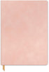 DesignWorks Ink Vegan Suede Flexible Cloth Journal Notebook with 192 Lined Pages and Ribbon Bookmark for Work, Writing, Journaling - 5.75" x 8" Du...