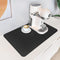 PoYang Coffee Mat: Coffee Bar Mat with Rubber Backed, 12" X 17" Hide Stains Coffee Maker Mat for Countertops, Coffee Matt for Counter, Coffee Bar ...