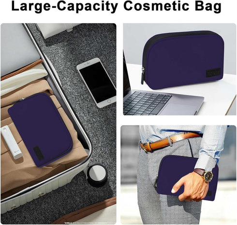 Electronic Organizer Travel USB Cable Accessories Bag/Case, Waterproof for Power Bank, Charging Cords, Chargers, Mouse, Earphones Flash Drive - Le...